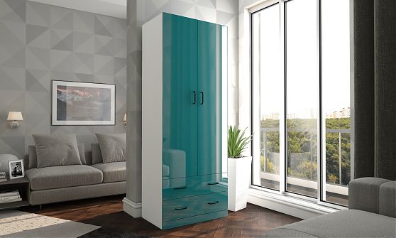 Распашной шкаф Гамма-3 в стиле loft