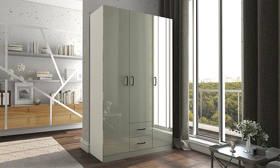 Распашной шкаф Гамма-6 в стиле loft